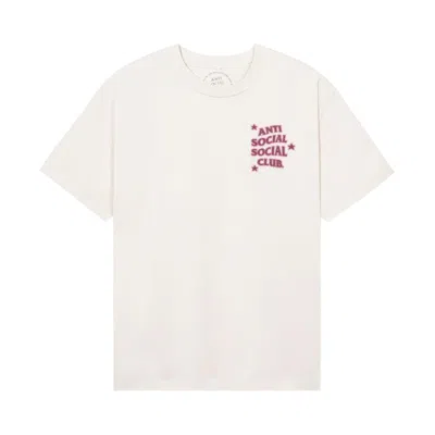 Pre-owned Anti Social Social Club It's All A Blur Tee 'natural' | White | Men's Size M