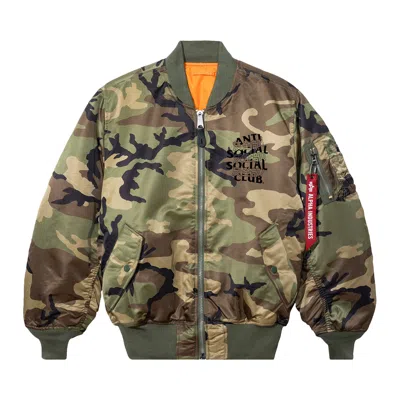Pre-owned Anti Social Social Club Kaburosai Jacket 'camo' | Multi-color | Men's Size M