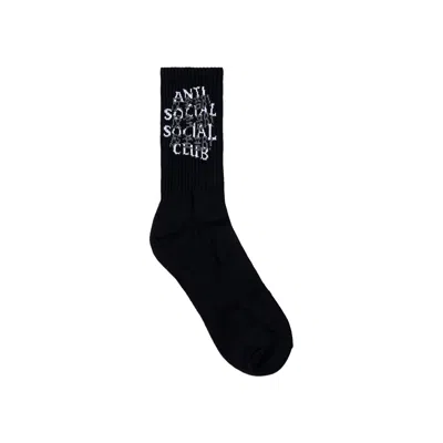 Pre-owned Anti Social Social Club Kaburosai Socks 'black' | Men's Size Xl