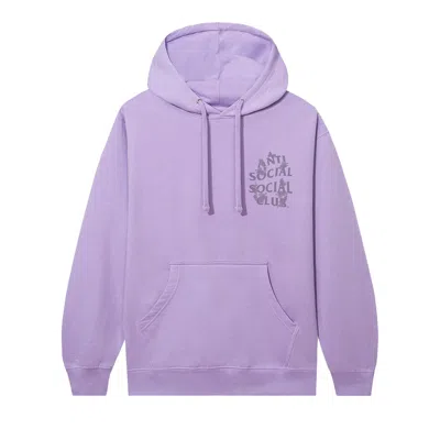 Pre-owned Anti Social Social Club Kkotch Hoodie 'plum' | Purple | Men's Size Xxl