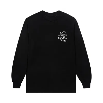 Pre-owned Anti Social Social Club Kkotch Long-sleeve Tee 'black' | Men's Size M