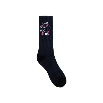 Pre-owned Anti Social Social Club Kkotch Socks 'black' | Men's Size Onesize