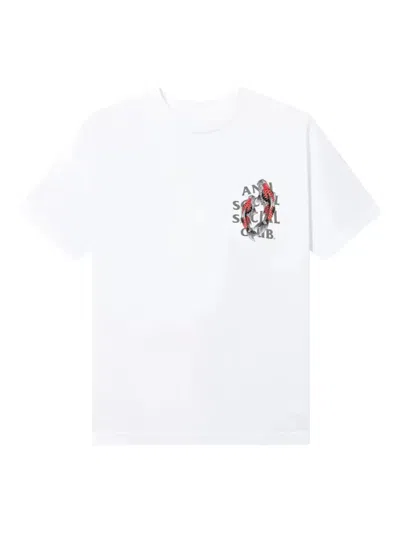 Anti Social Social Club Koi Garden Graphic-print T-shirt In White