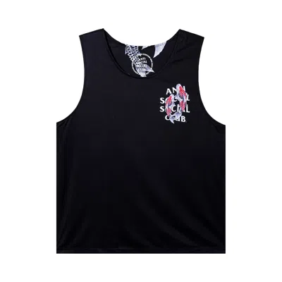 Pre-owned Anti Social Social Club Koi Garden Jersey 'black'