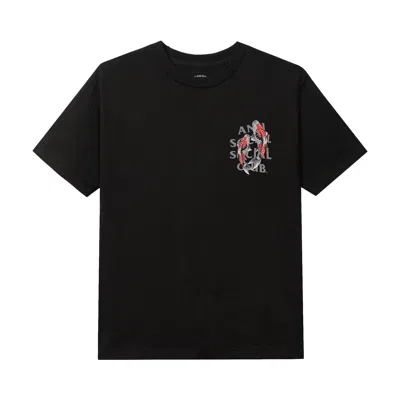 Pre-owned Anti Social Social Club Koi Garden Tee (3m Reflective) 'black'