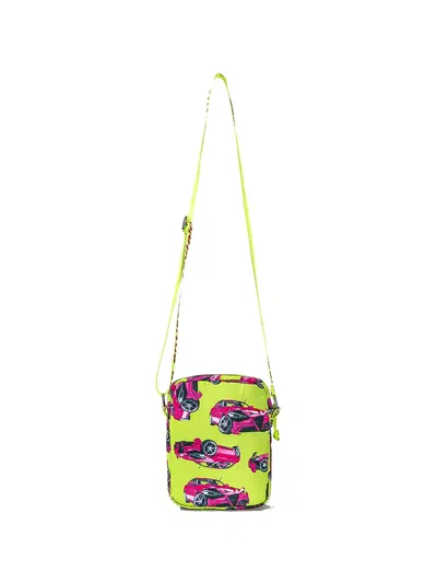 Anti Social Social Club Lamob Car-print Messenger Bag In Green