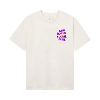 Pre-owned Anti Social Social Club Lava Tee 'natural' | Cream | Men's Size Xl In White