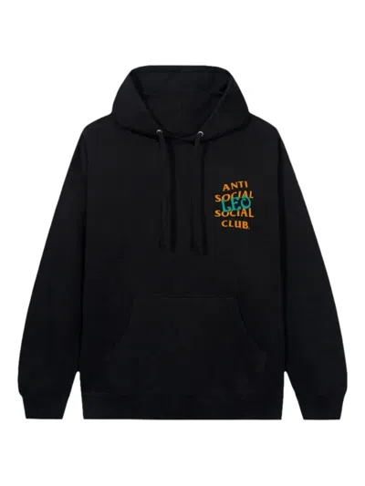 Anti Social Social Club Leo Hoodie In Black