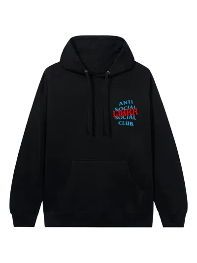 Anti Social Social Club Libra Hoodie In Black