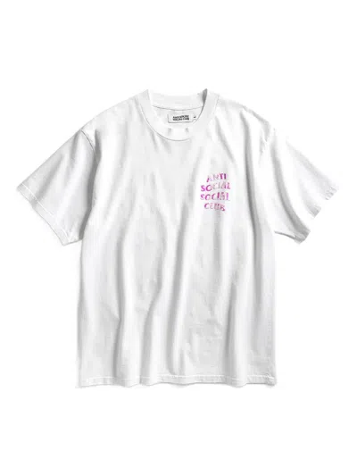 Anti Social Social Club Logo-print T-shirt In White