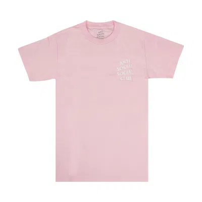 Pre-owned Anti Social Social Club Logo Short-sleeve T-shirt 'pink' | Men's Size S
