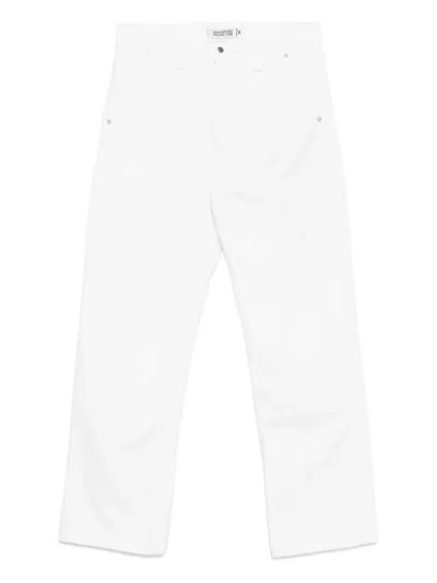 Anti Social Social Club Mechanic Pants In White