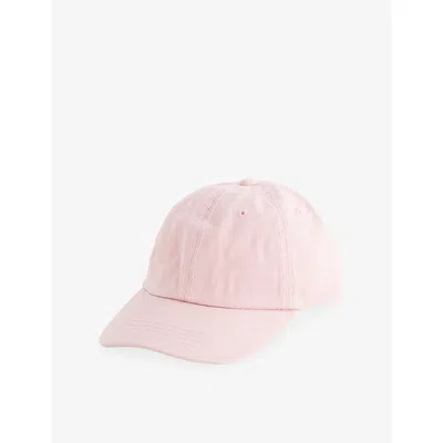 Anti Social Social Club Mens Pink Twill Embroidered Cotton Baseball Cap