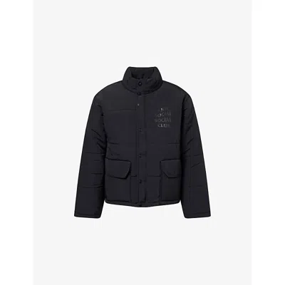 Anti Social Social Club Mens Black Standard Issues Woven Jacket Xl