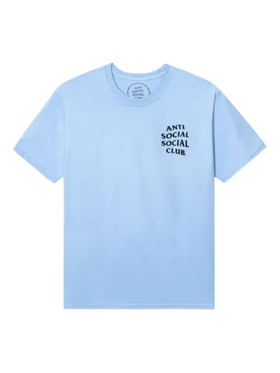 Anti Social Social Club Mind Game Graphic-print T-shirt In Blue