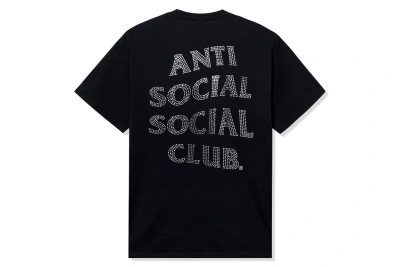 Pre-owned Anti Social Social Club Mind Game Nailhead Premium Heavyweight Tee Black