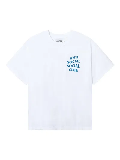 Anti Social Social Club Mind Games Glitter T-shirt In White