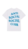 Anti Social Social Club Mind Games Glitter Tee In White