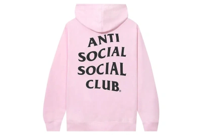Pre-owned Anti Social Social Club Mind Games Hoodie Black/pink