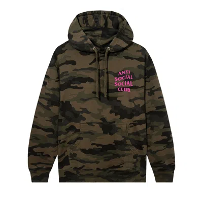 Pre-owned Anti Social Social Club Mind Games Hoodie 'camo' | Multi-color | Men's Size S