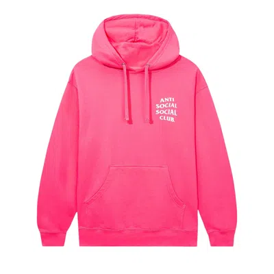 Pre-owned Anti Social Social Club Mind Games Hoodie 'neon Pink' | Men's Size M