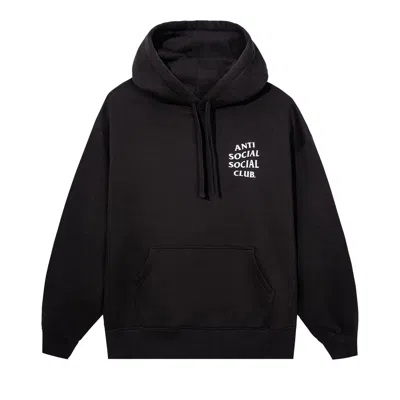 Pre-owned Anti Social Social Club Mind Games Nailhead Hoodie 'black'