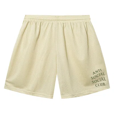 Pre-owned Anti Social Social Club Mind Games Shorts 'vegas Gold' | Men's Size Xl