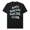 Anti Social Social Club Mind Game Weathered Tee In Black