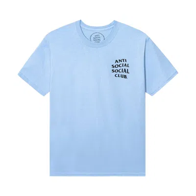 Pre-owned Anti Social Social Club Mind Games Tee 'blue'