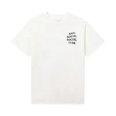 Pre-owned Anti Social Social Club Mind Games Tee 'natural' | White | Men's Size L
