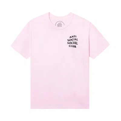 Pre-owned Anti Social Social Club Mind Games Tee 'pink'