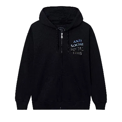 Pre-owned Anti Social Social Club Mind Melt Hoodie 'black'