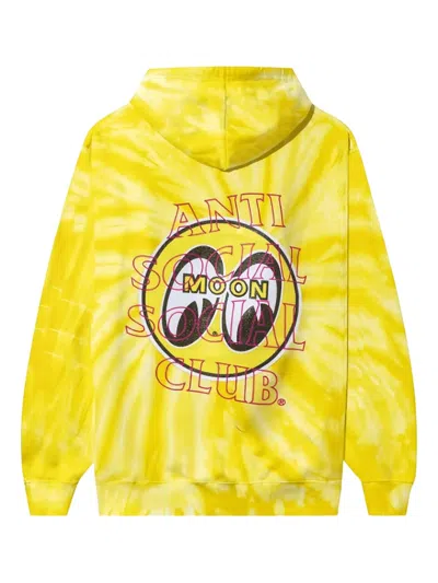 Anti Social Social Club Mooneyes Hoodie In Yellow