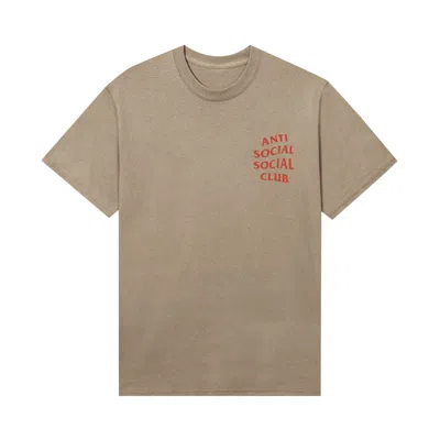 Pre-owned Anti Social Social Club Omakase Tee 'sand' | Tan | Men's Size Xxl In Brown