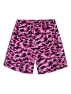 Anti Social Social Club Pixel Camo Shorts In Black