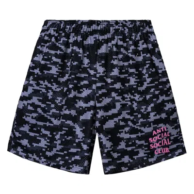 Pre-owned Anti Social Social Club Pixel Camo Shorts 'black' | Men's Size S