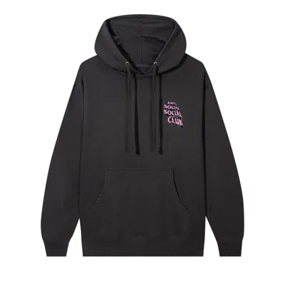 Pre-owned Anti Social Social Club Quest For Love Hoodie 'charcoal' In Grey