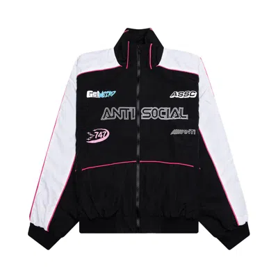 Pre-owned Anti Social Social Club Racing Track Jacket 'black' | Men's Size S
