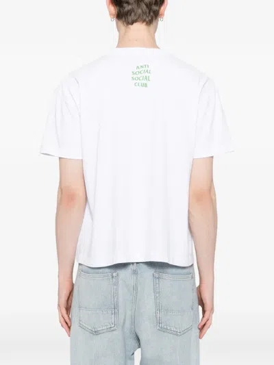 Anti Social Social Club Redneck Alien T-shirt In White