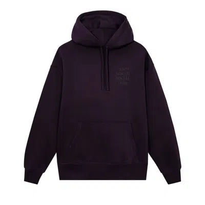 Pre-owned Anti Social Social Club Same But Different Hoodie 'black'