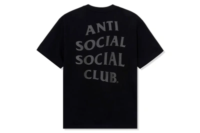 Pre-owned Anti Social Social Club Same But Different Premium Heavyweight Tee Black