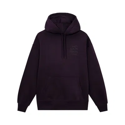 Pre-owned Anti Social Social Club Same But Different Pullover 'coal' In Black