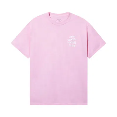 Pre-owned Anti Social Social Club Seasonal Mind Games Tee 'candy Pink' | Men's Size L