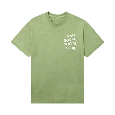 Pre-owned Anti Social Social Club Seasonal Mind Games Tee 'lime' | Green | Men's Size M