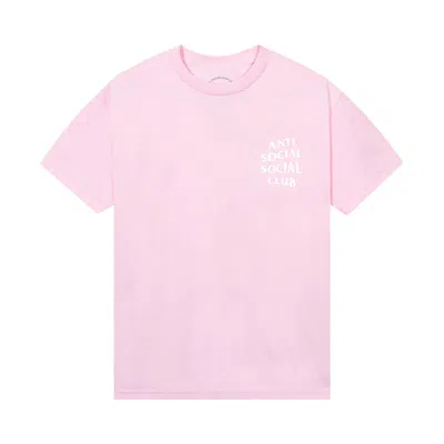 Pre-owned Anti Social Social Club Seasonal Mind Games Tee 'pink' | Men's Size M