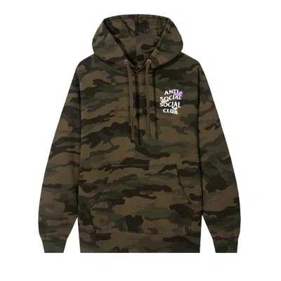 Pre-owned Anti Social Social Club Shell Shock Hoodie 'forest Camo' In Multi-color