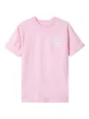 Anti Social Social Club Short-sleeve Crew-neck T-shirt In Pink