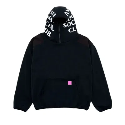 Pre-owned Anti Social Social Club Ski-mask Hoodie 'black' | Men's Size L