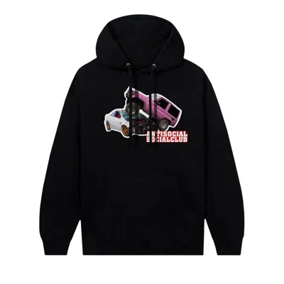 Pre-owned Anti Social Social Club Sleep Forever Hoodie 'black' | Men's Size Xl