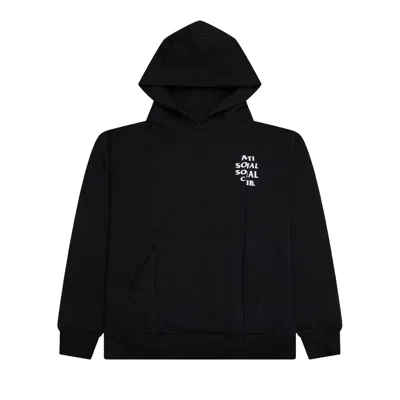 Pre-owned Anti Social Social Club Sliced Mind Games Hoodie 'black' | Men's Size Xxl